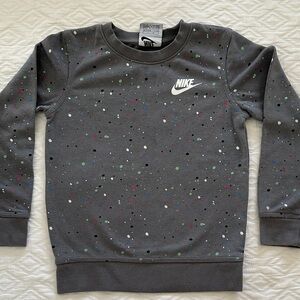 Nike Kids' Multicolor Speckled Gray Sweatshirt Size 6-7T